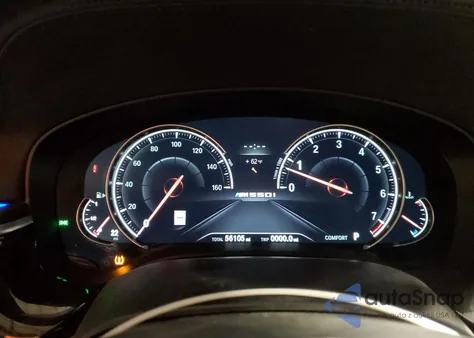 2018 BMW M550Xi from USA, damaged, VIN WBAJB9C56JB049488